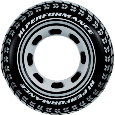 Круг для плавания INTEX «ШИНА» 59252, d=91 см, от 9 лет